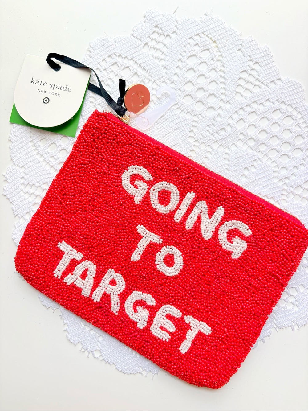 Kate Spade x Target Collection “Going to Target" Beaded Clutch ♥️